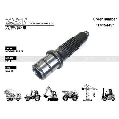 Good price 536-5535 E313 Suku Cadang Poros Motor Perjalanan Ekskavator Untuk Suku Cadang Ekskavator Penggerak Perjalanan on line